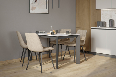 Стол SKY 120 (SKY 120 LUCKY CER,BK) SKY 120